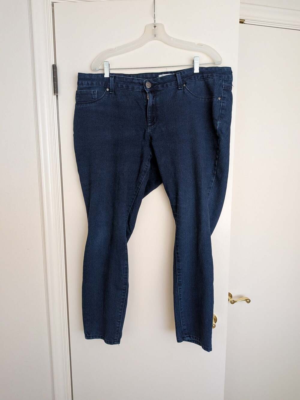 Jessica Simpson Kiss Me Super Skinny Jeans Dark Wash Size 18W